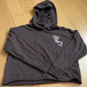 Old Navy Dark Brown Girls Hoodie